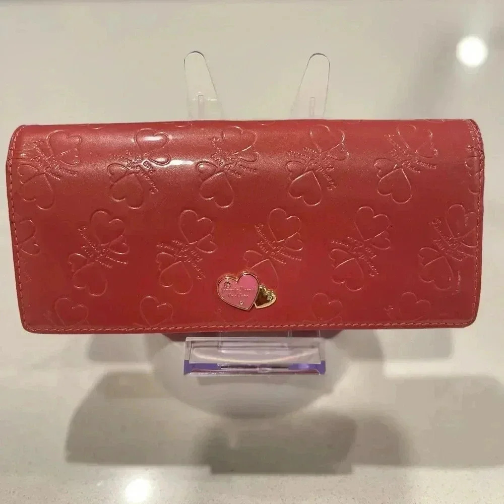 Samantha Thavasa Women's Red Patent Leather Wallet